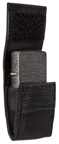 ZIPPO Black Pouch and Black Crackle Lighter Gift Set (49402)