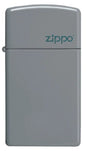 ZIPPO Lighters ( Slim Flat Grey ) Zippo Logo (49527ZL)