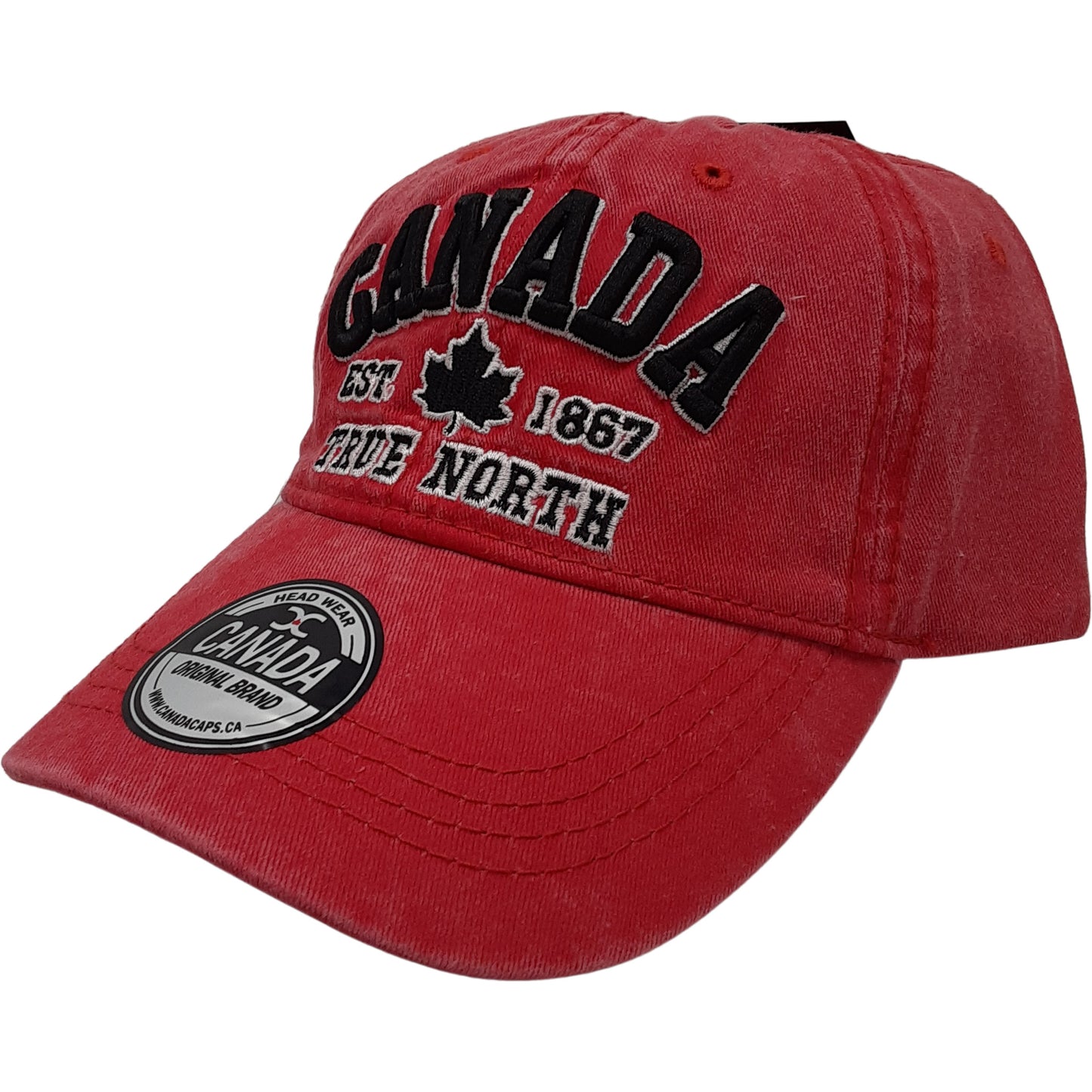 Canada Baseball Cap, Retro Wash